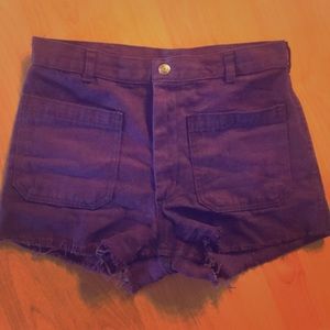 Vintage High waisted Purple shorts